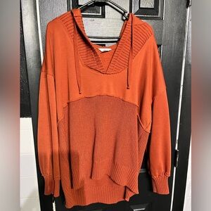 XL viral TikTok sweater. Burnt orange. Good condition.